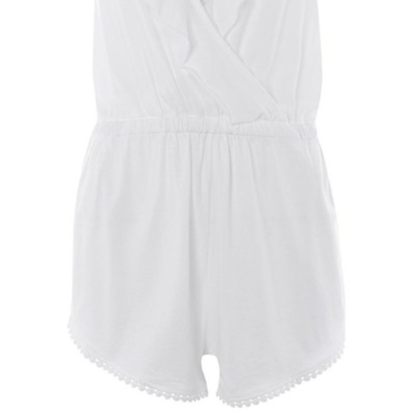 Topshop Jersey Wrap Swim Cover Up Romper - Picture 4 of 4